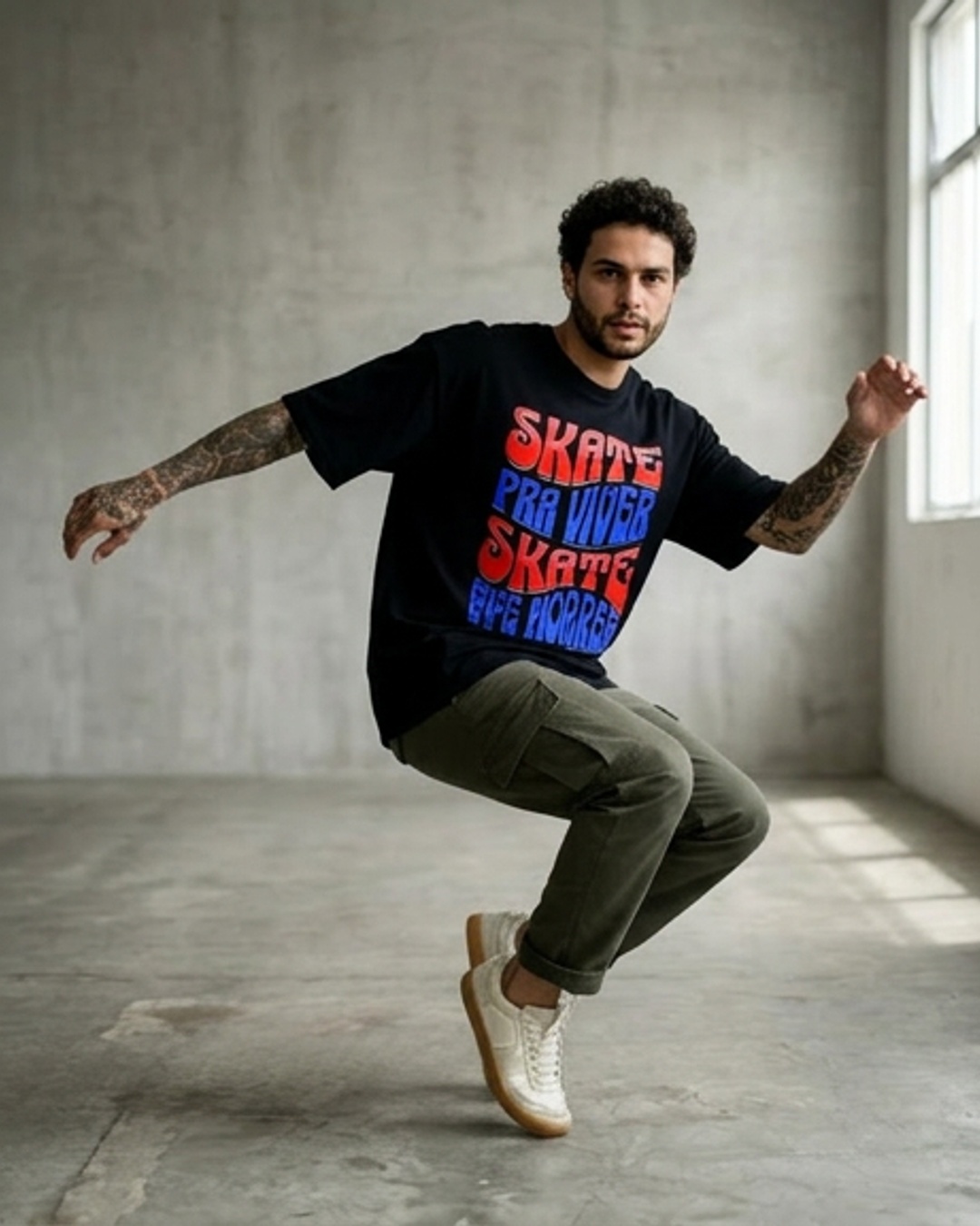 Resultado streetwear com pose alternativa